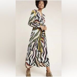 NWOT Corey Lynn Calter Multicolor Abstract Maxi Dress